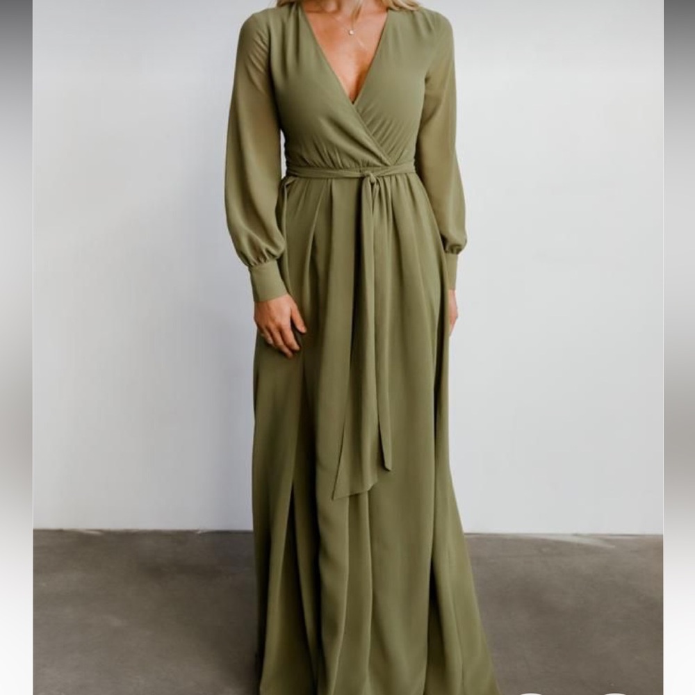 Lydia Maxi Dress | Dusty Olive